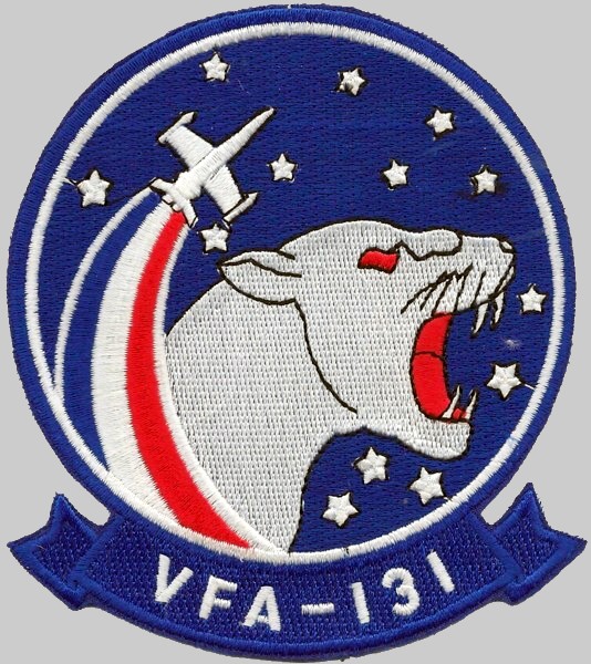 vfa-131 wildcats insignia crest patch badge strike fighter squadron f/a-18e super hornet 03p