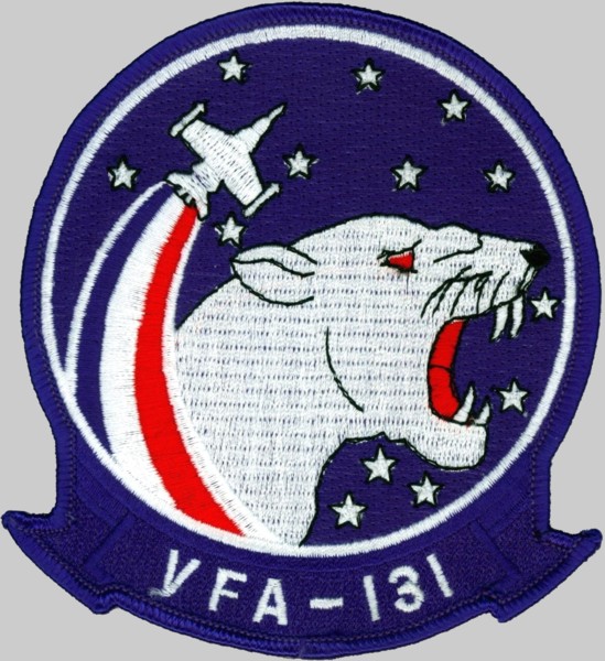 vfa-131 wildcats insignia crest patch badge strike fighter squadron f/a-18e super hornet 04p