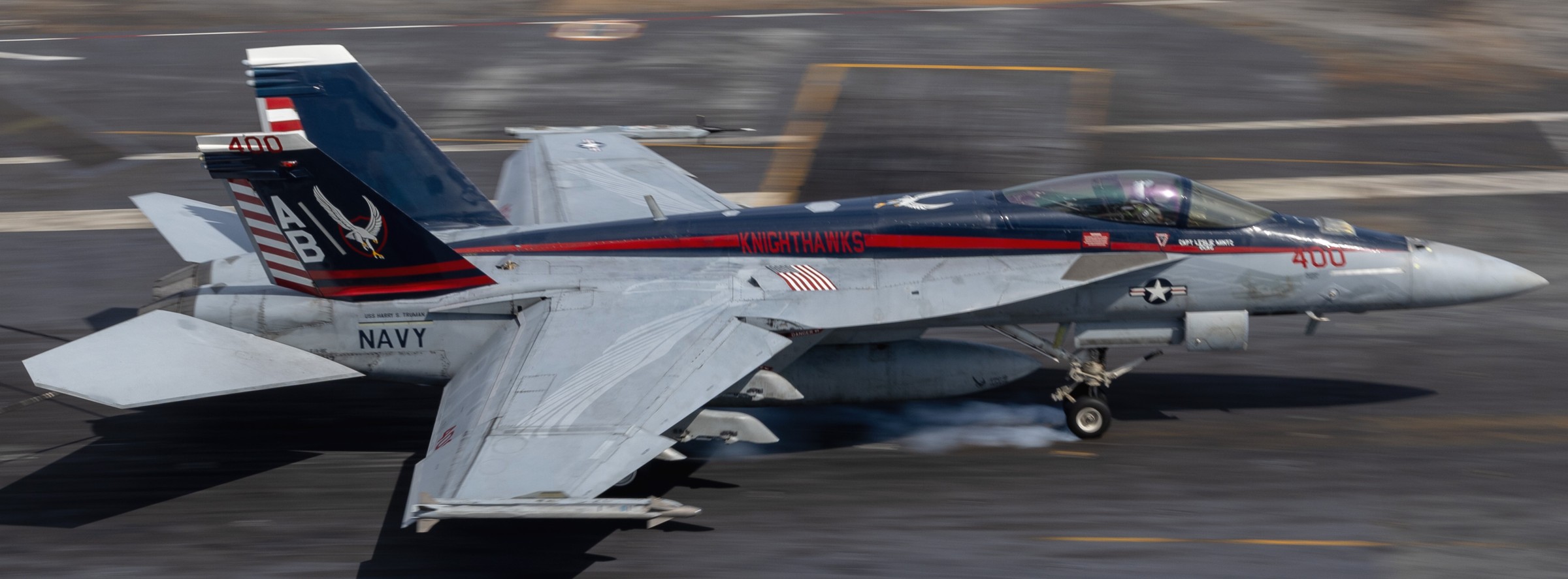 vfa-136 knighthawks strike fighter squadron f/a-18e super hornet cvw-1 cvn-75 uss harry s. truman 202