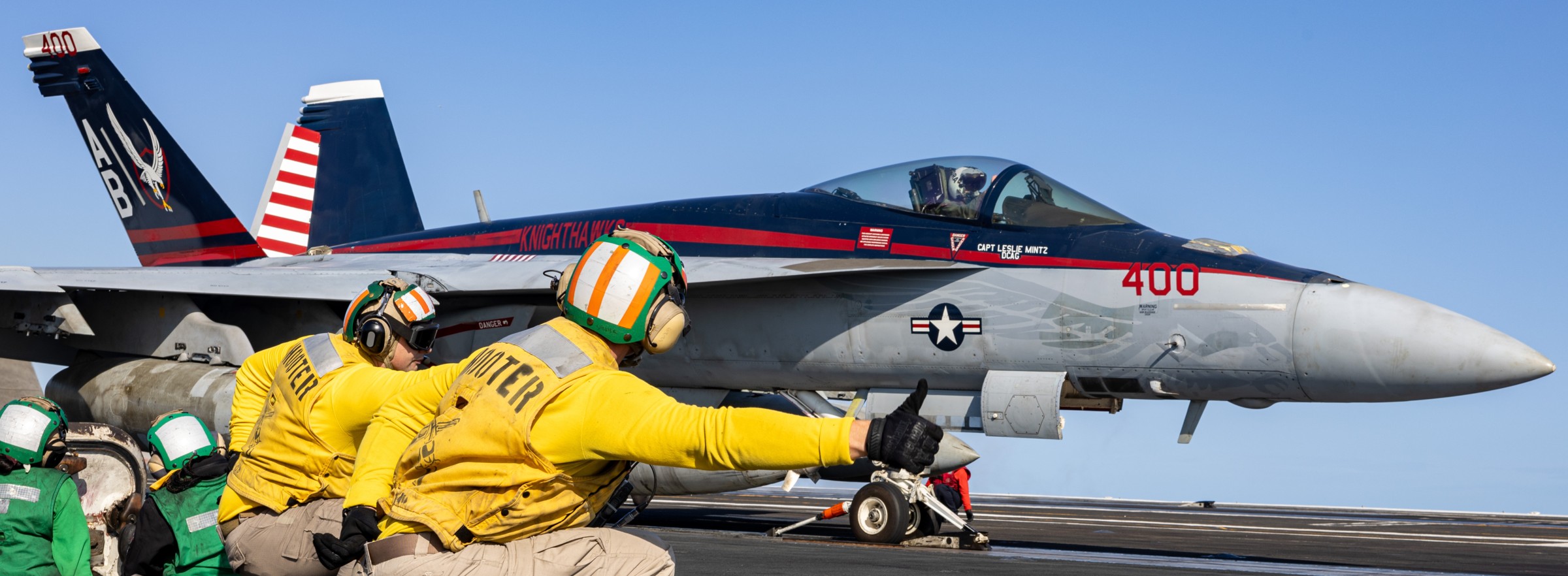 vfa-136 knighthawks strike fighter squadron f/a-18e super hornet cvw-1 cvn-75 uss harry s. truman 2024 208