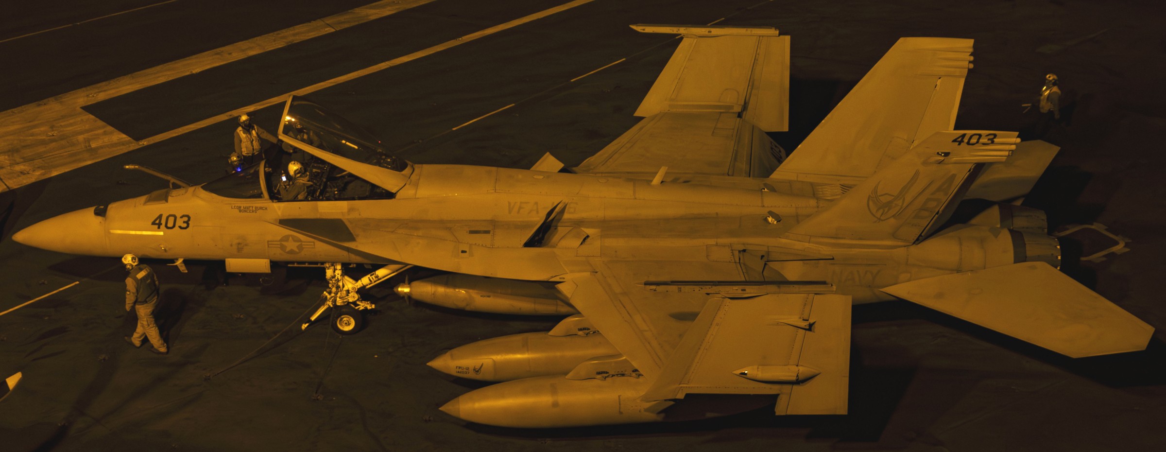 vfa-136 knighthawks strike fighter squadron f/a-18e super hornet cvw-1 cvn-75 uss harry s. truman 209