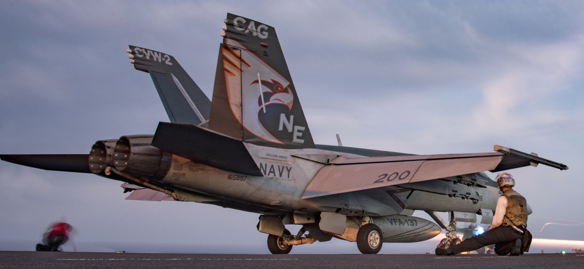 vfa-137 kestrels strike fighter squadron f/a-18e super hornet cvw-2 cvn-70 uss carl vinson 93