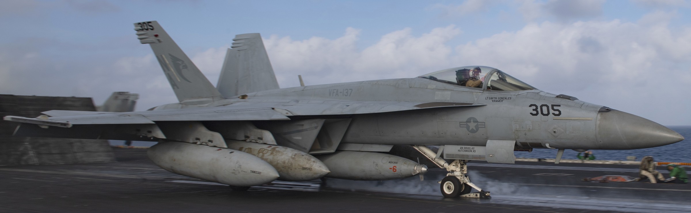 vfa-137 kestrels strike fighter squadron f/a-18e super hornet cvw-17 cvn-68 uss nimitz 114