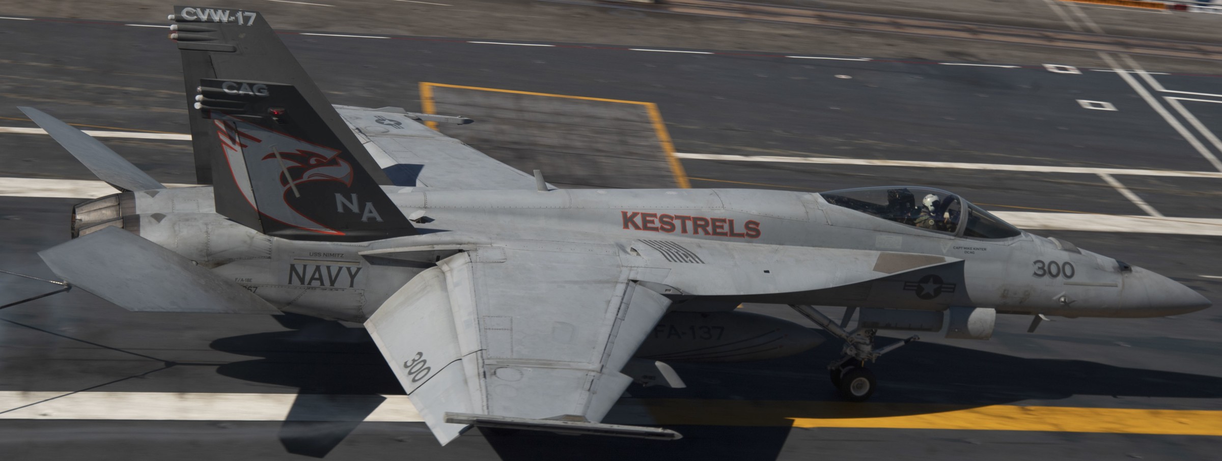 vfa-137 kestrels strike fighter squadron f/a-18e super hornet cvw-17 cvn-68 uss nimitz 122