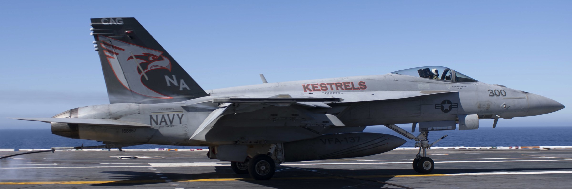 vfa-137 kestrels strike fighter squadron f/a-18e super hornet cvw-17 cvn-68 uss nimitz 126