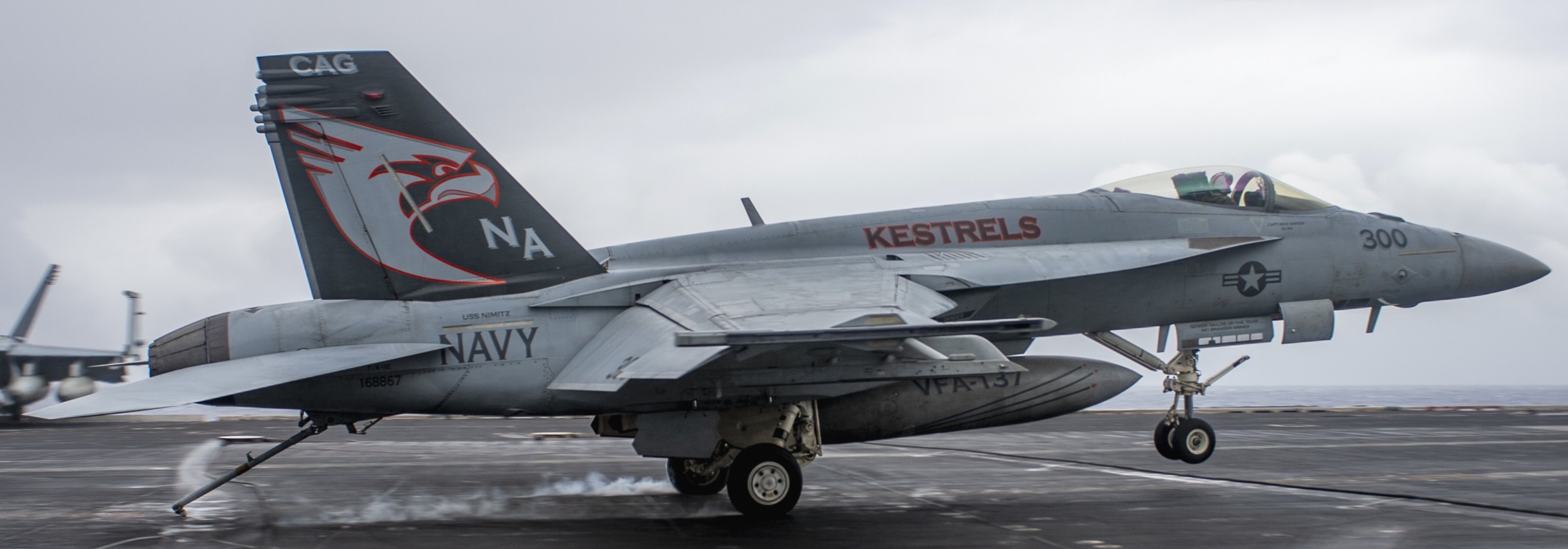 vfa-137 kestrels strike fighter squadron f/a-18e super hornet cvw-17 cvn-68 uss nimitz 135