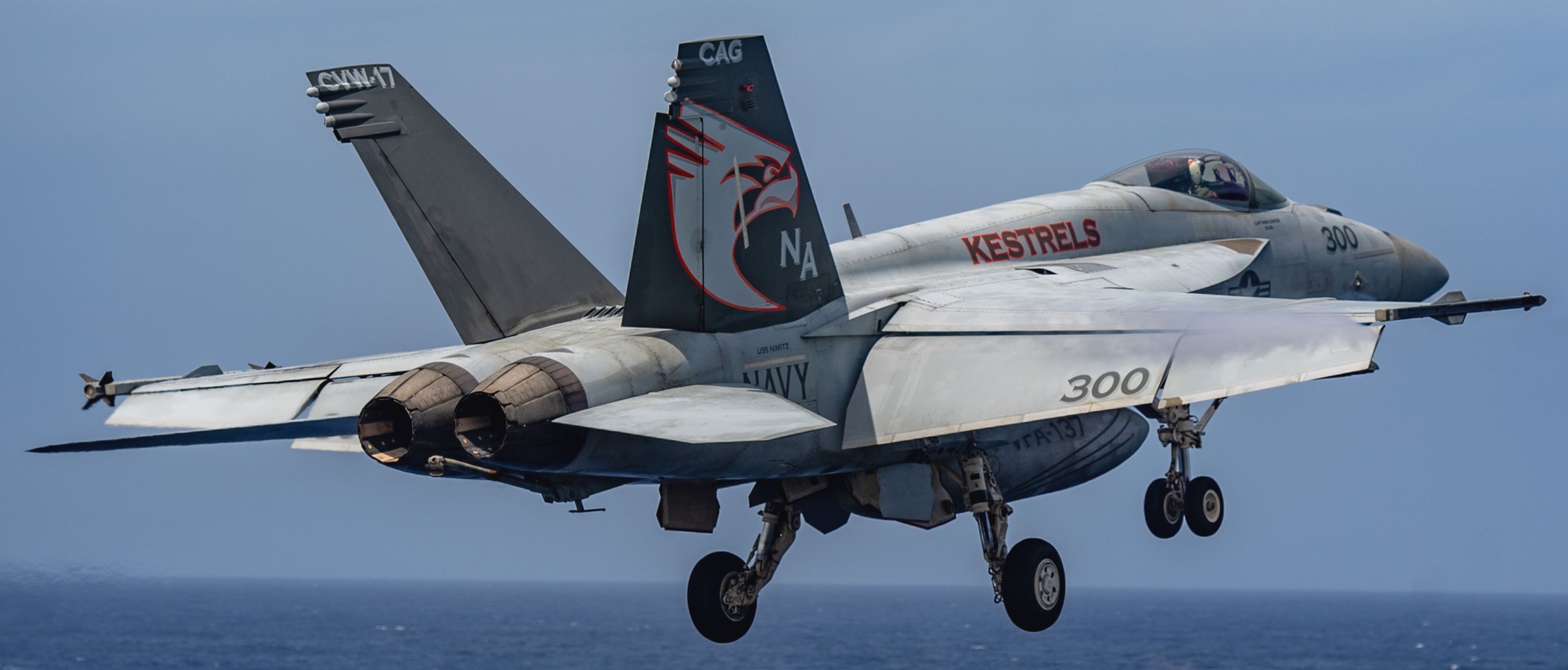 vfa-137 kestrels strike fighter squadron f/a-18e super hornet cvw-17 cvn-68 uss nimitz 171