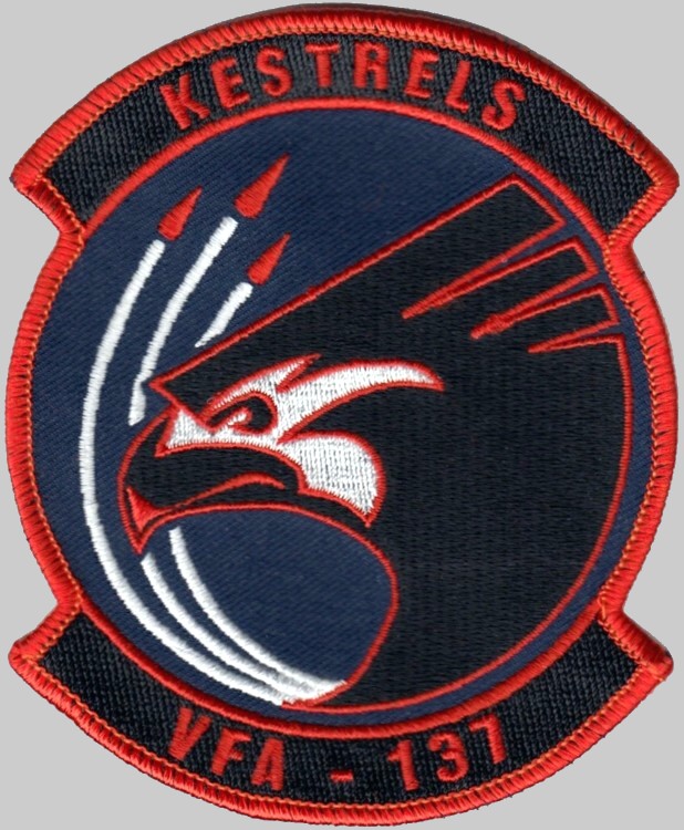 vfa-137 kestrels insignia crest patch badge strike fighter squadron f/a-18e super hornet 05p