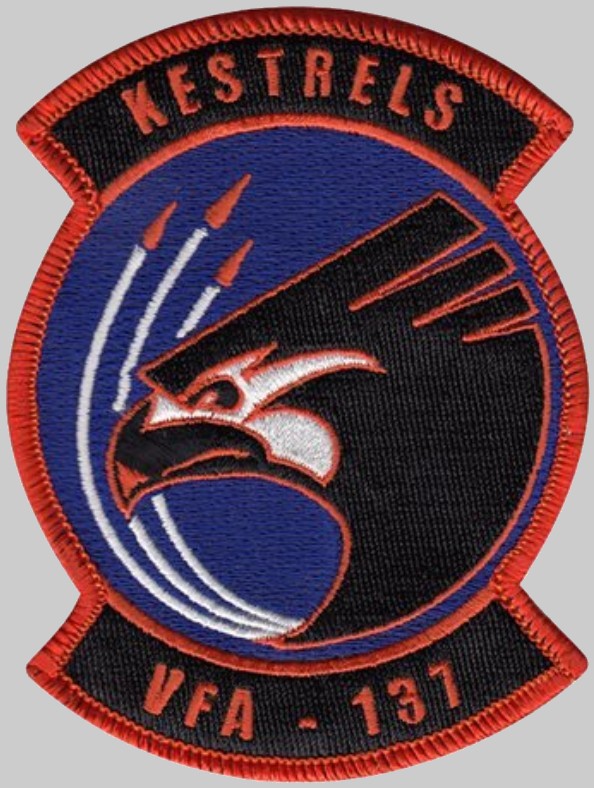 vfa-137 kestrels insignia crest patch badge strike fighter squadron f/a-18e super hornet 06p