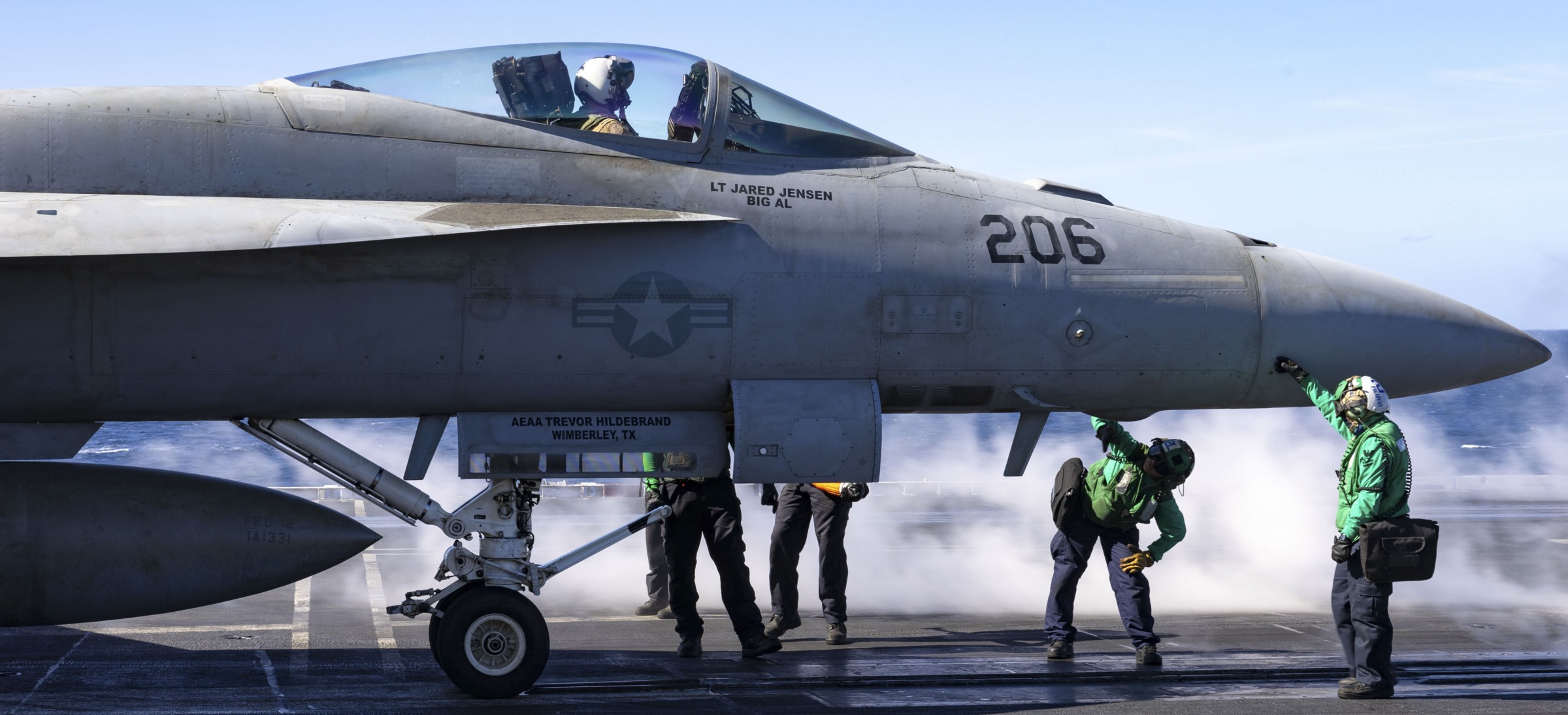 vfa-143 pukin dogs strike fighter squadron f/a-18e super hornet cvw-1 uss harry s. truman cvn-75 94