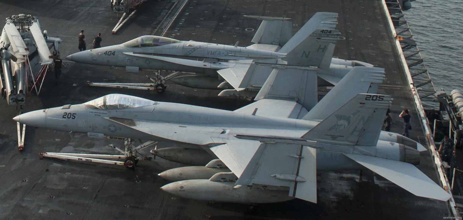 vfa-147 argonauts f/a-18e super hornet strike fighter squadron carrier air wing cvw-11 uss nimitz cvn-68  105