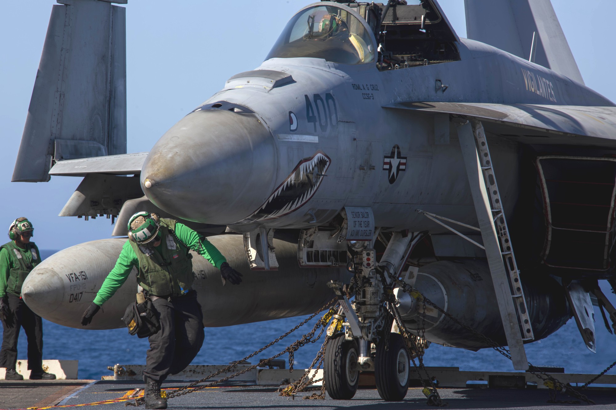 vfa-151 vigilantes f/a-18e super hornet strike fighter squadron cvn-72 uss abraham lincoln 2025 171