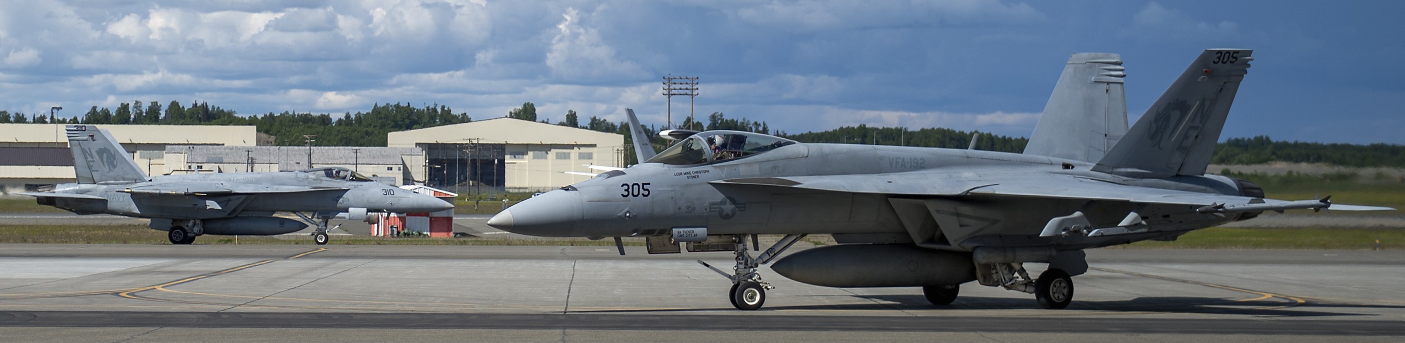 vfa-192 golden dragons f/a-18e super hornet strike fighter squadron elmendorf richardson alaska 2019 144