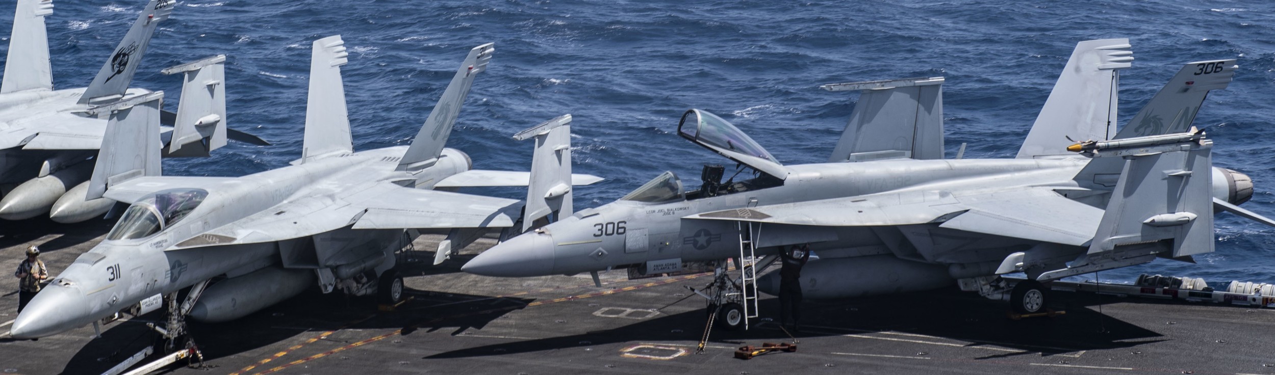 vfa-192 golden dragons f/a-18e super hornet strike fighter squadron navy cvw-2 uss carl vinson cvn-70 161