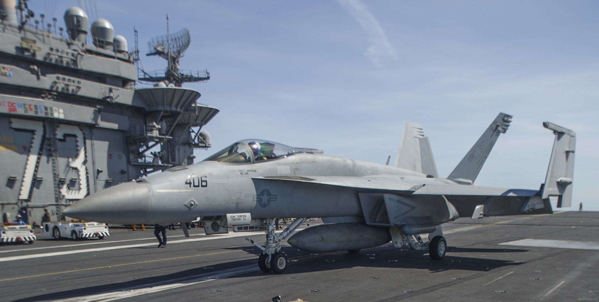 vfa-195 dambusters strike fighter squadron navy f/a-18e super hornet carrier air wing cvw-5 uss george washington cvn-73 36