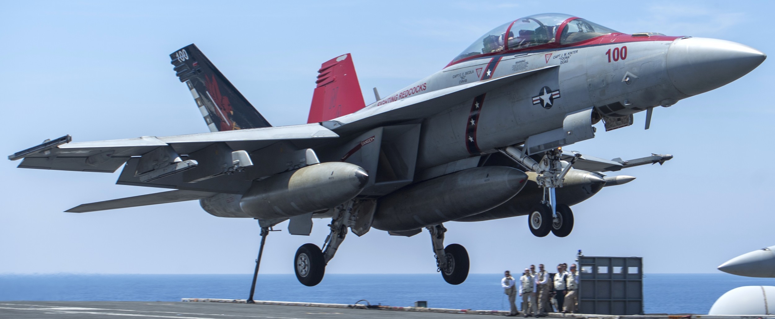 vfa-22 fighting redcocks strike fighter squadron f/a-18f super hornet cvw-17 cvn-68 uss nimitz 163