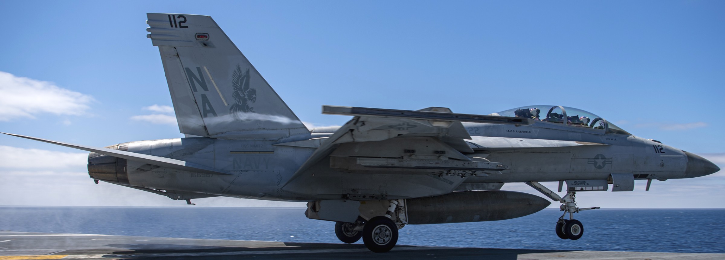 vfa-22 fighting redcocks strike fighter squadron f/a-18f super hornet cvw-17 cvn-68 uss nimitz 2023 172