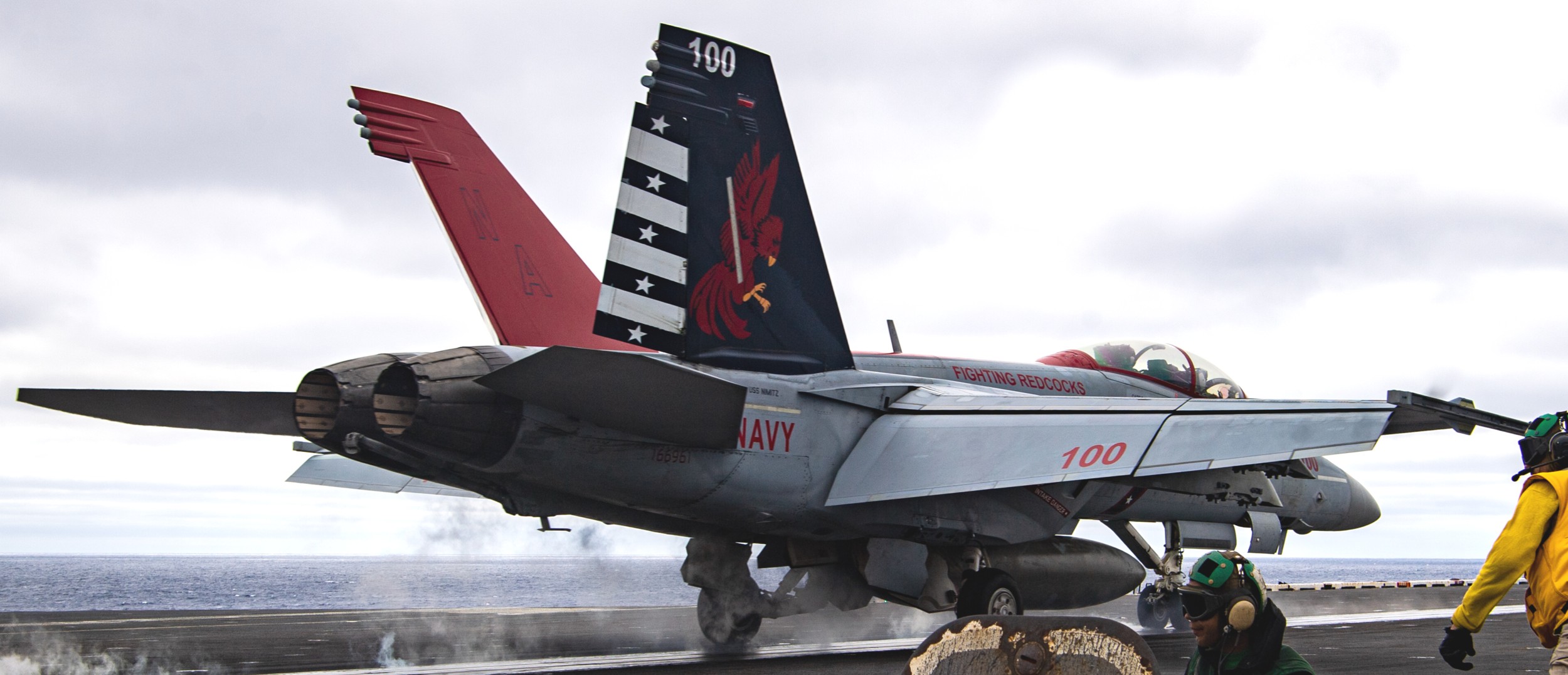 vfa-22 fighting redcocks strike fighter squadron f/a-18f super hornet cvw-17 cvn-68 uss nimitz 2024 175