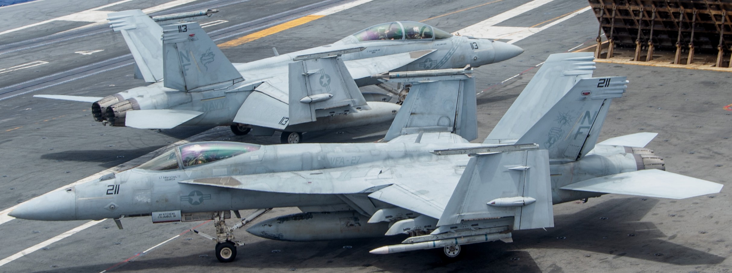 vfa-27 royal maces strike fighter squadron f/a-18e super hornet cvw-5 cvn-76 uss ronald reagan 130