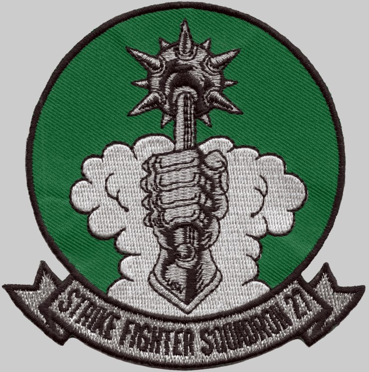 vfa-27 royal maces insignia crest patch badge strike fighter squadron f/a-18e super hornet cvw-5 mcas iwakuni 02p