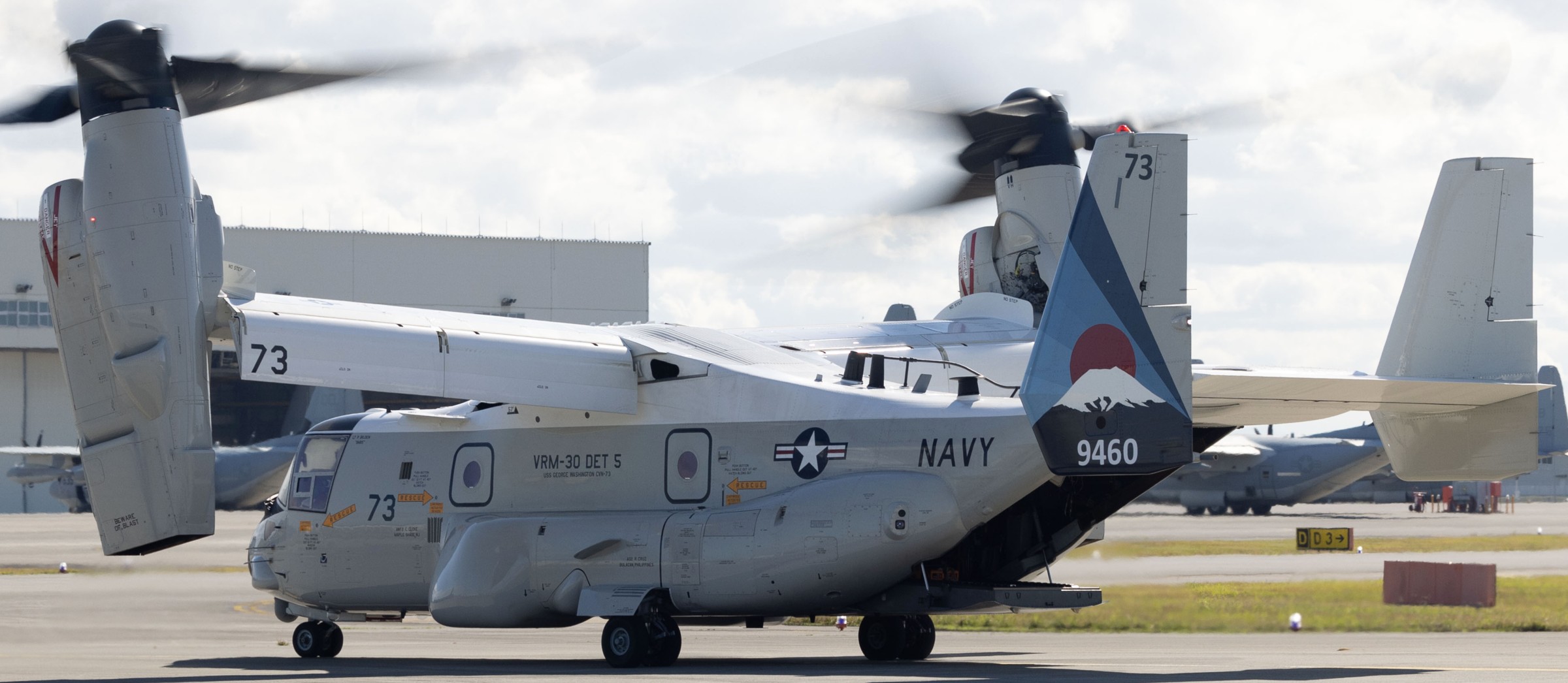 vrm-30 titans fleet logistics multi mission squadron navy cmv-22b osprey mcas iwakuni japan 2024 144