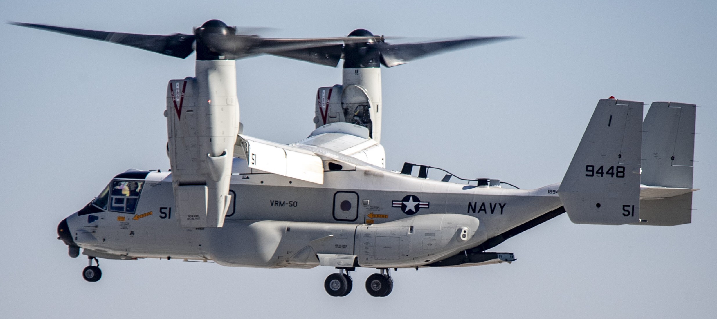 vrm-50 sun hawks fleet logistics multi mission squadron us navy cmv-22b osprey replacement frs el centro 2024