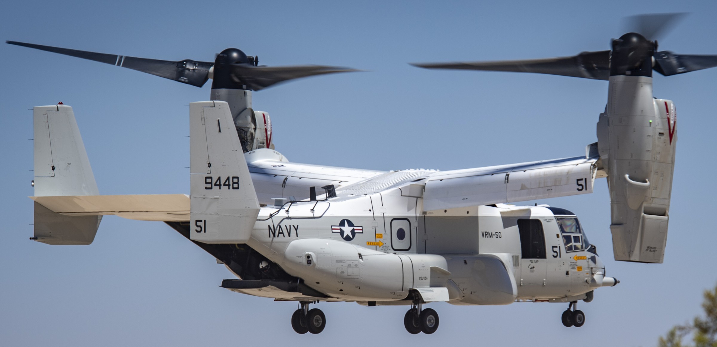 vrm-50 sun hawks fleet logistics multi mission squadron us navy cmv-22b osprey naf el centro california 34