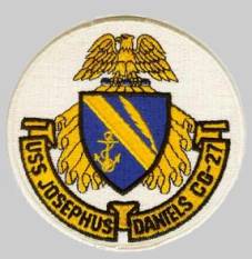 CG 27 USS Josephus Daniels - patch crest