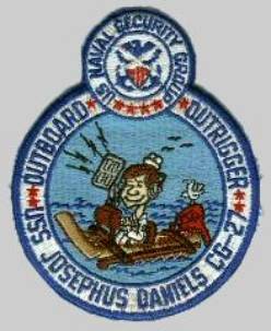 USS Josephus Daniels CG 27 - patch crest