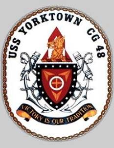 USS Yorktown CG 48 - patch crest