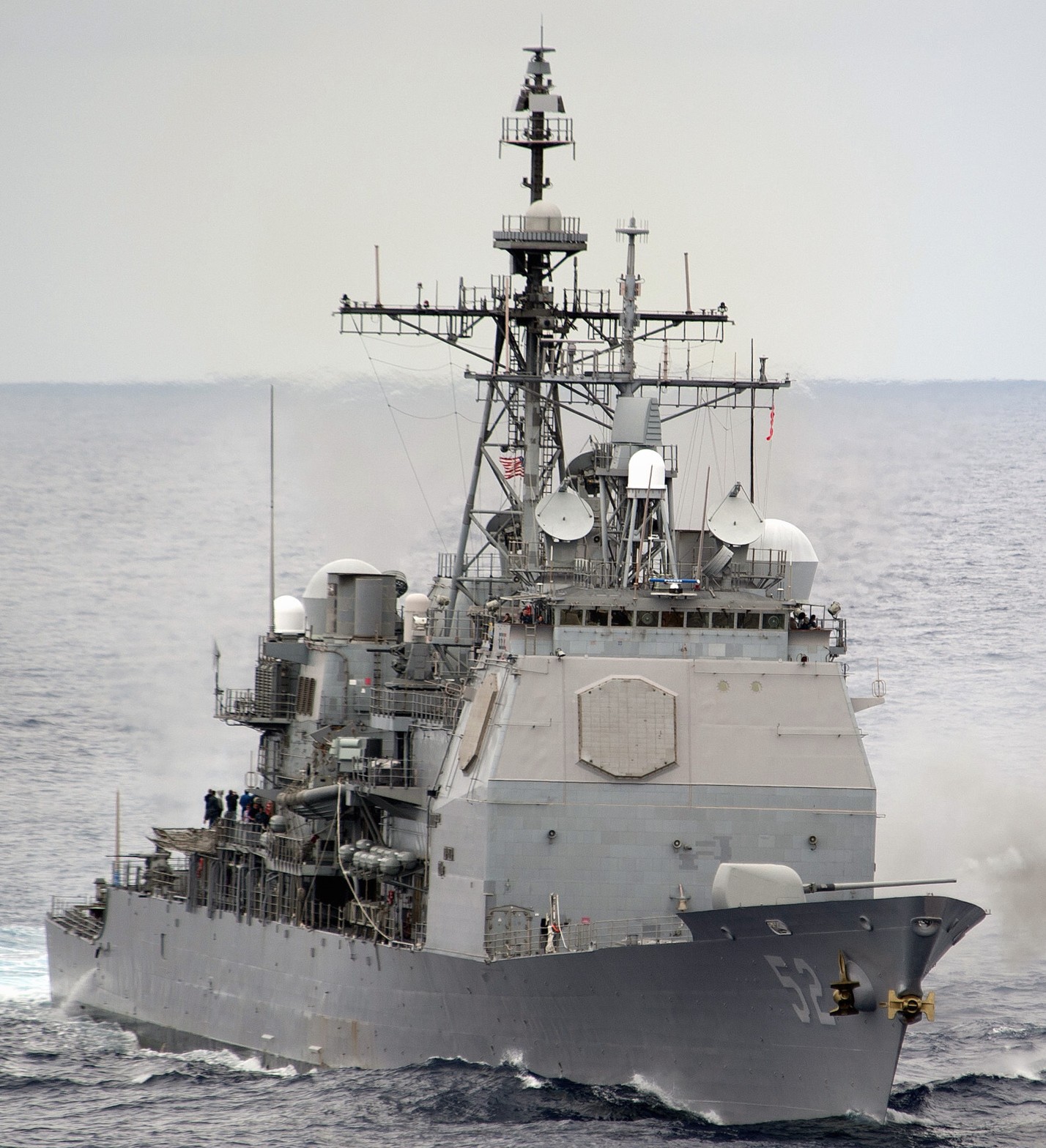 cg-52 uss bunker hill ticonderoga class guided missile cruiser aegis us navy 76