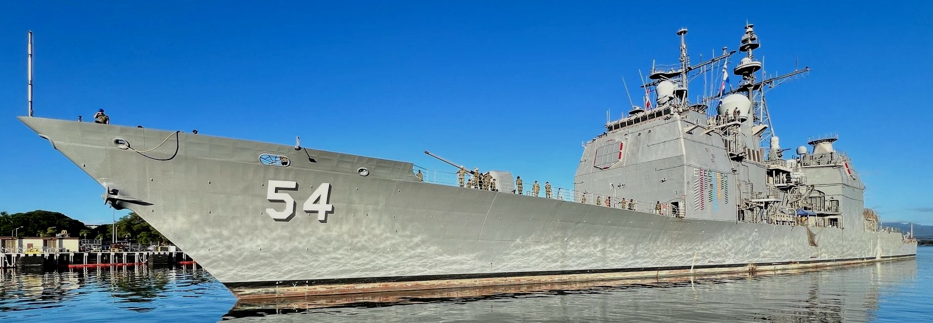 cg-54 uss antietam ticonderoga class guided missile cruiser decommissioning pearl harbor hickam hawaii 2024 146