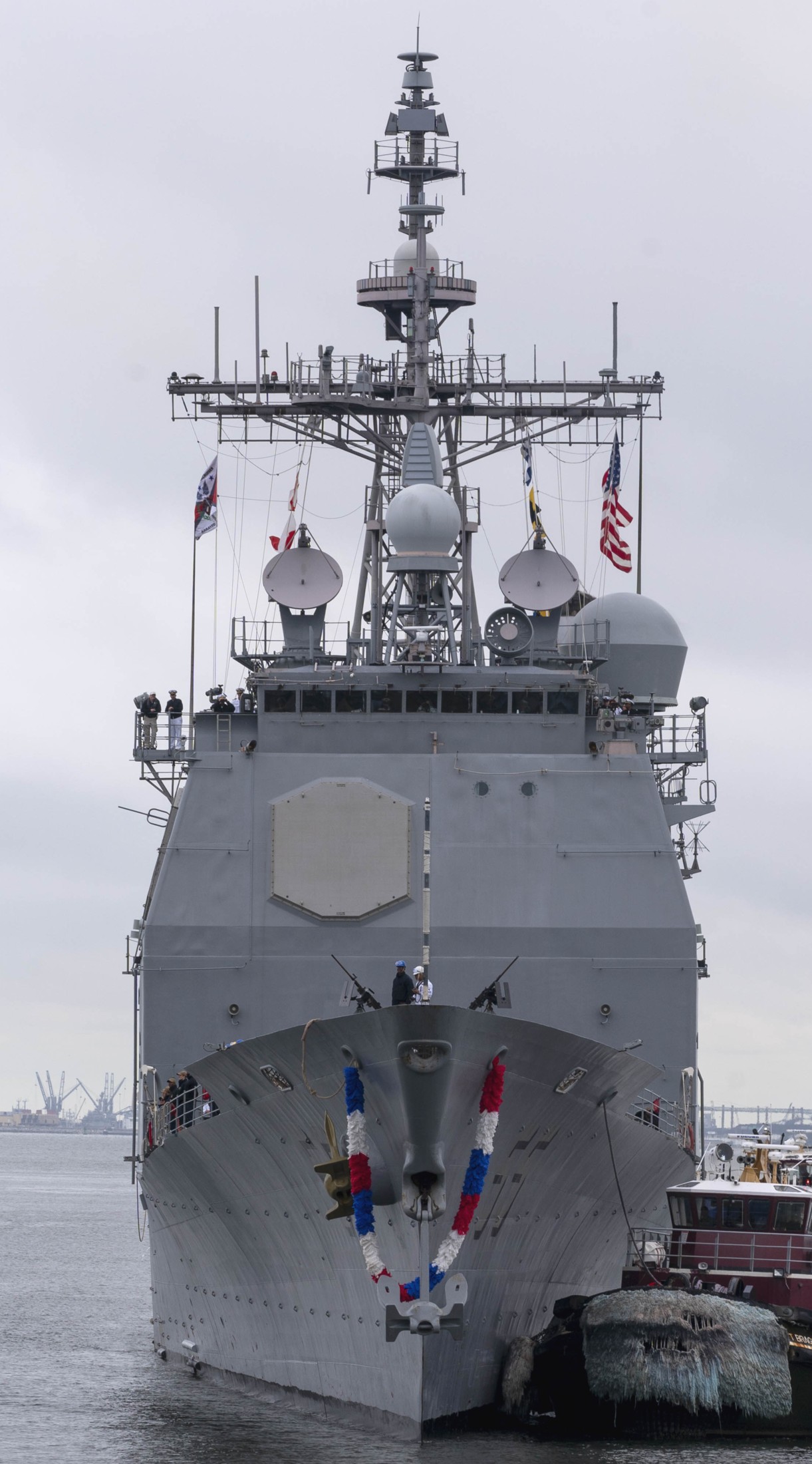 cg-55 uss leyte gulf ticonderoga class guided missile cruiser aegis returning norfolk 2024 102