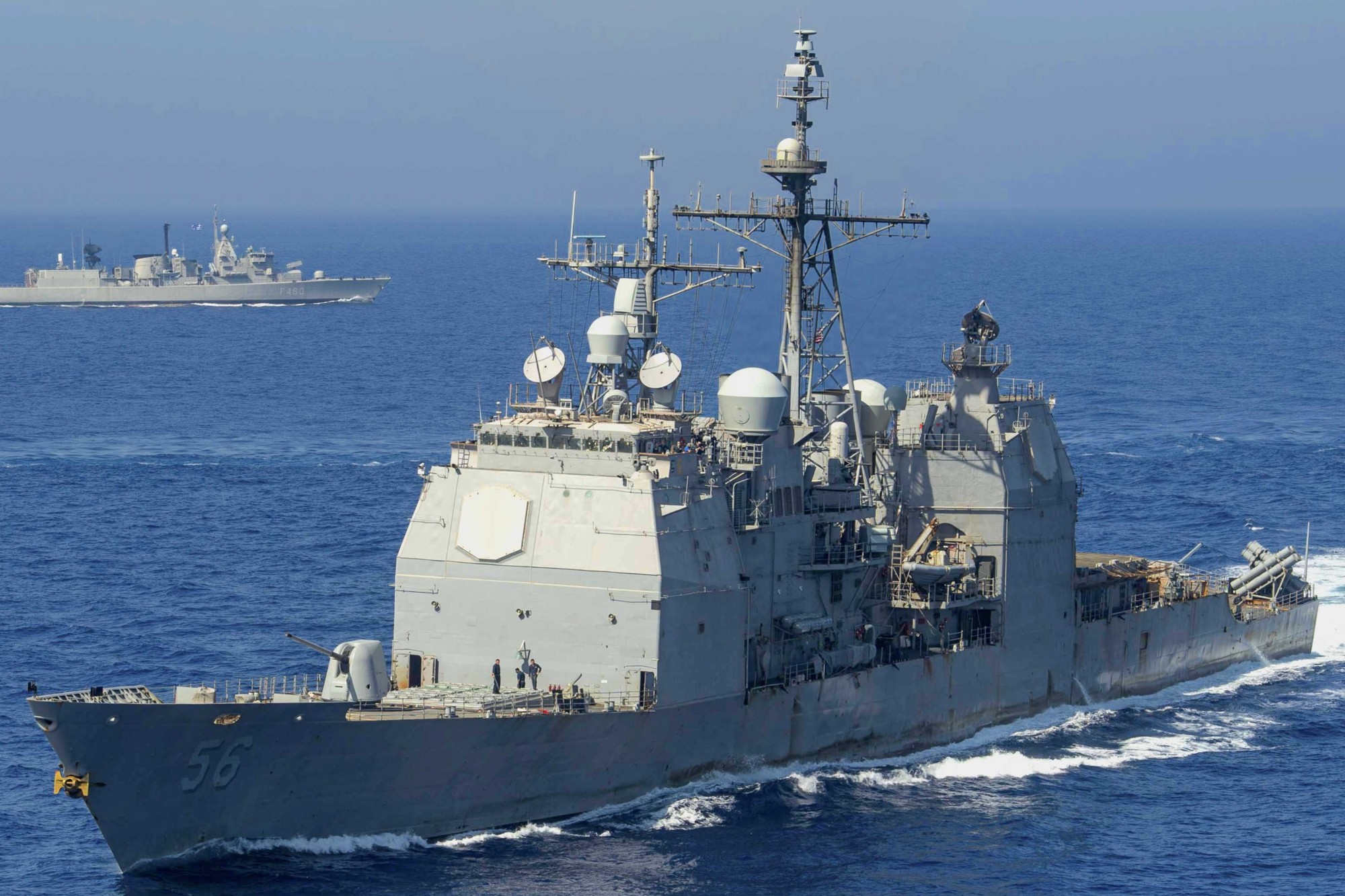 cg-56 uss san jacinto ticonderoga class guided missile cruiser mediterranean sea 2020 164