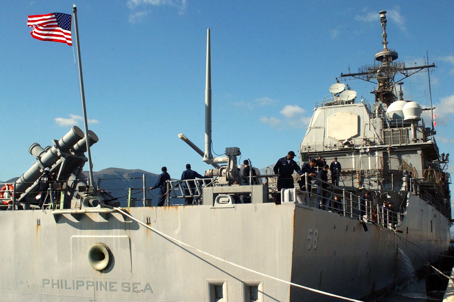 cg-58 uss philippine sea ticonderoga class guided missile cruiser aegis us navy 19