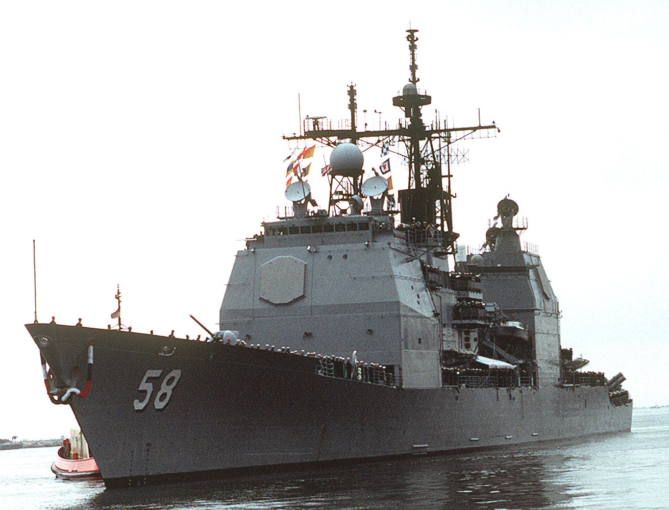 cg-58 uss philippine sea ticonderoga class guided missile cruiser aegis us navy 83