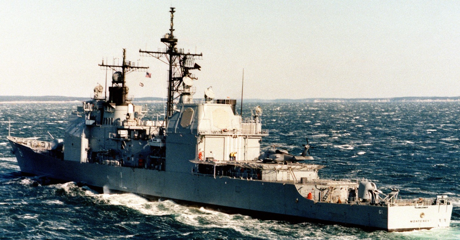 cg-61 uss monterey ticonderoga class guided missile cruiser aegis us navy sea trials 142