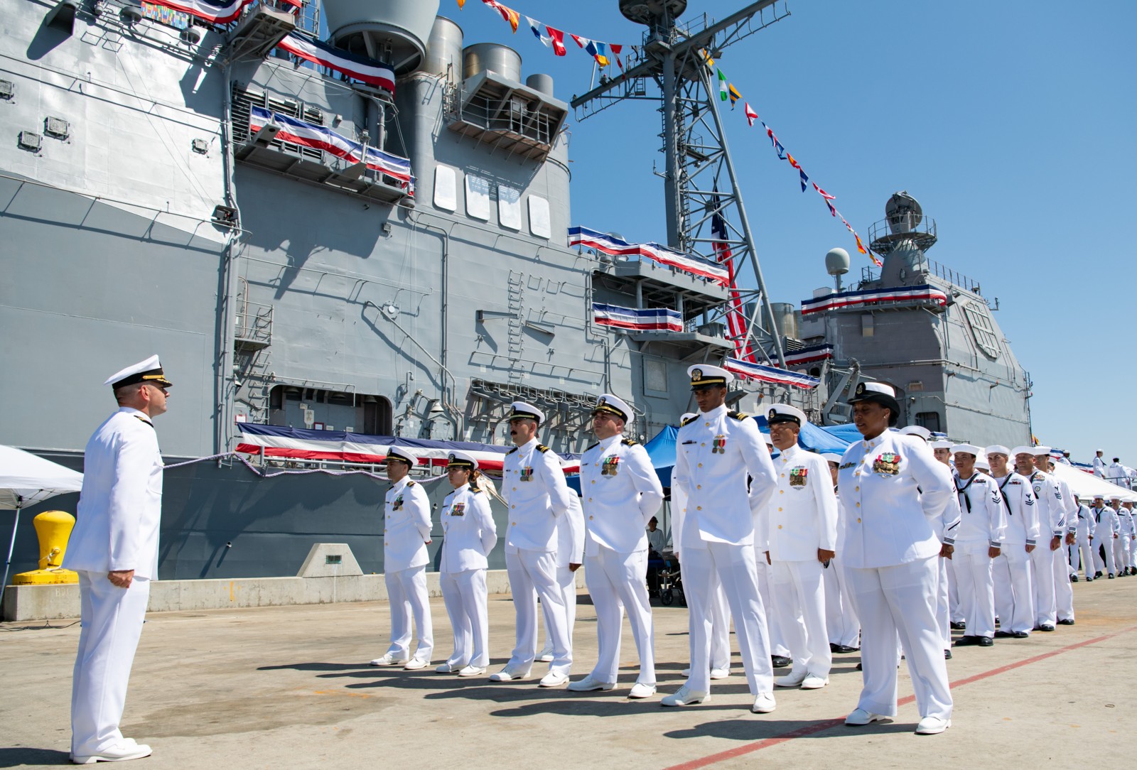 cg-63 uss cowpens ticonderoga class guided missile cruiser aegis decommissioning ceremony san diego 2024 99