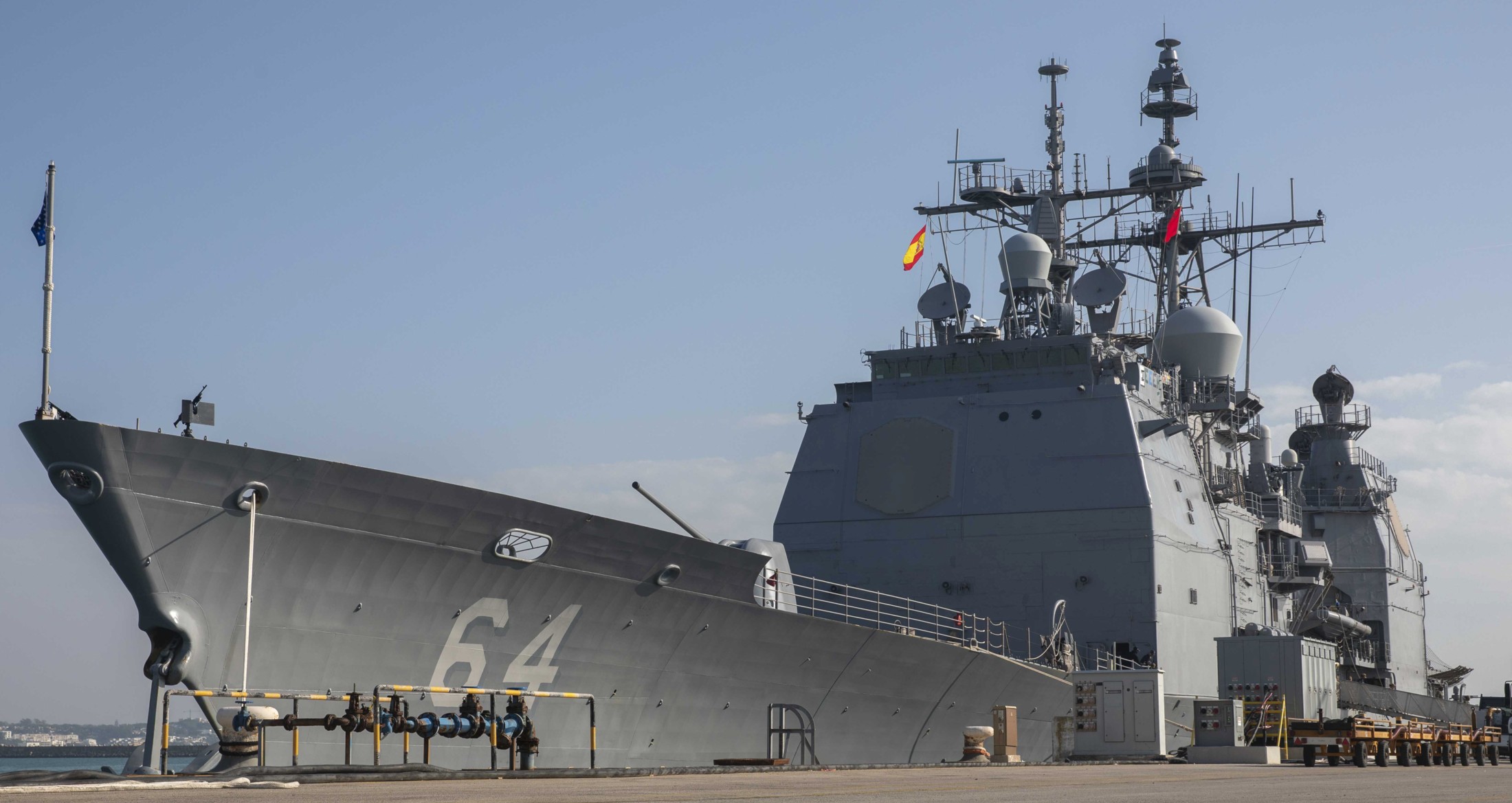 cg-64 uss gettysburg ticonderoga class guided missile cruiser naval station rota spain 2024 87