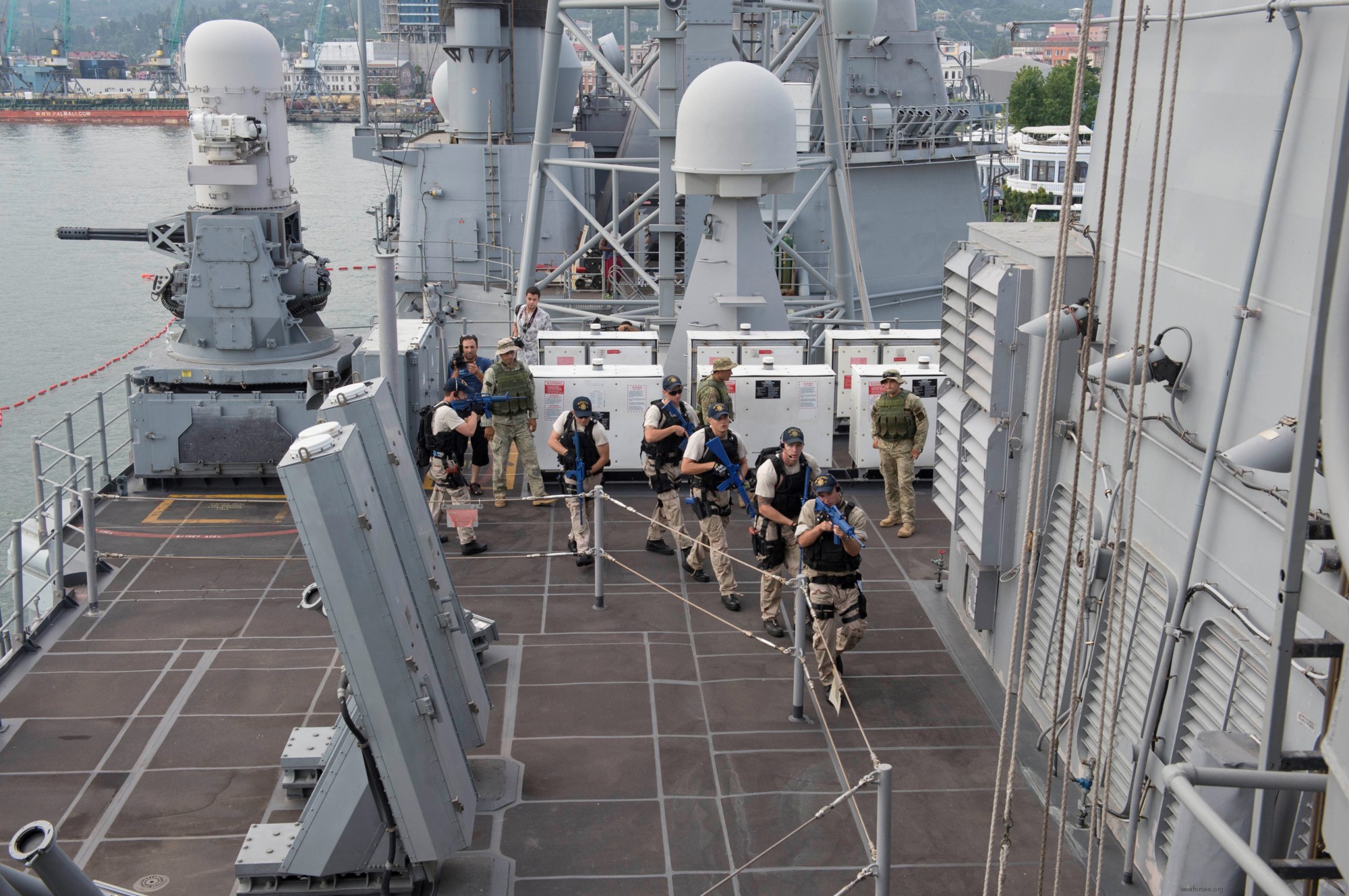 cg-72 uss vella gulf ticonderoga class guided missile cruiser navy 15 batumi georgia