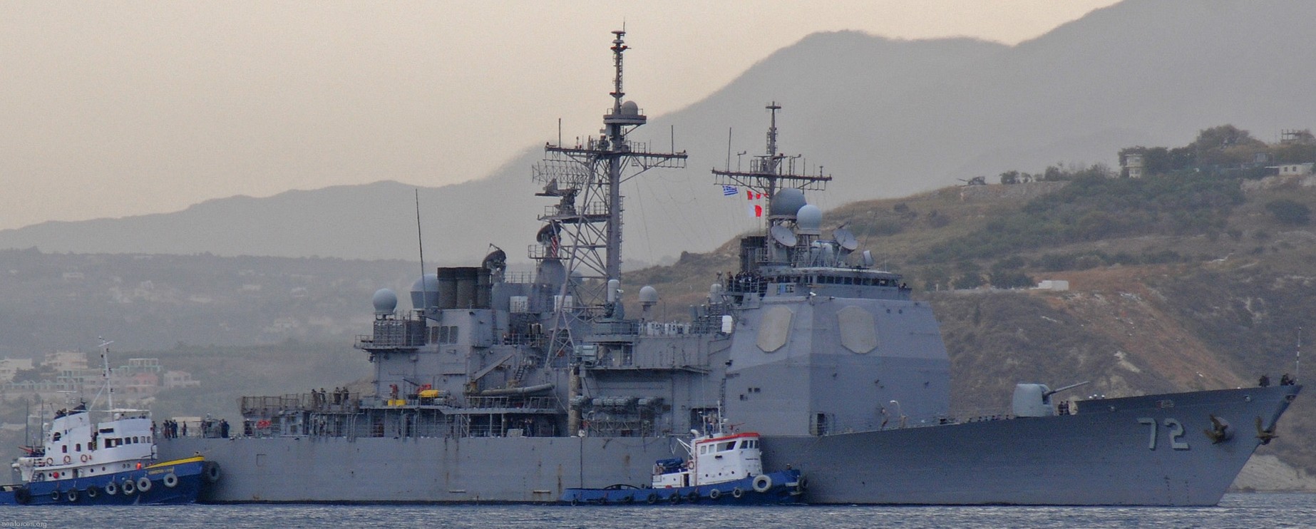 cg-72 uss vella gulf ticonderoga class guided missile cruiser navy 34