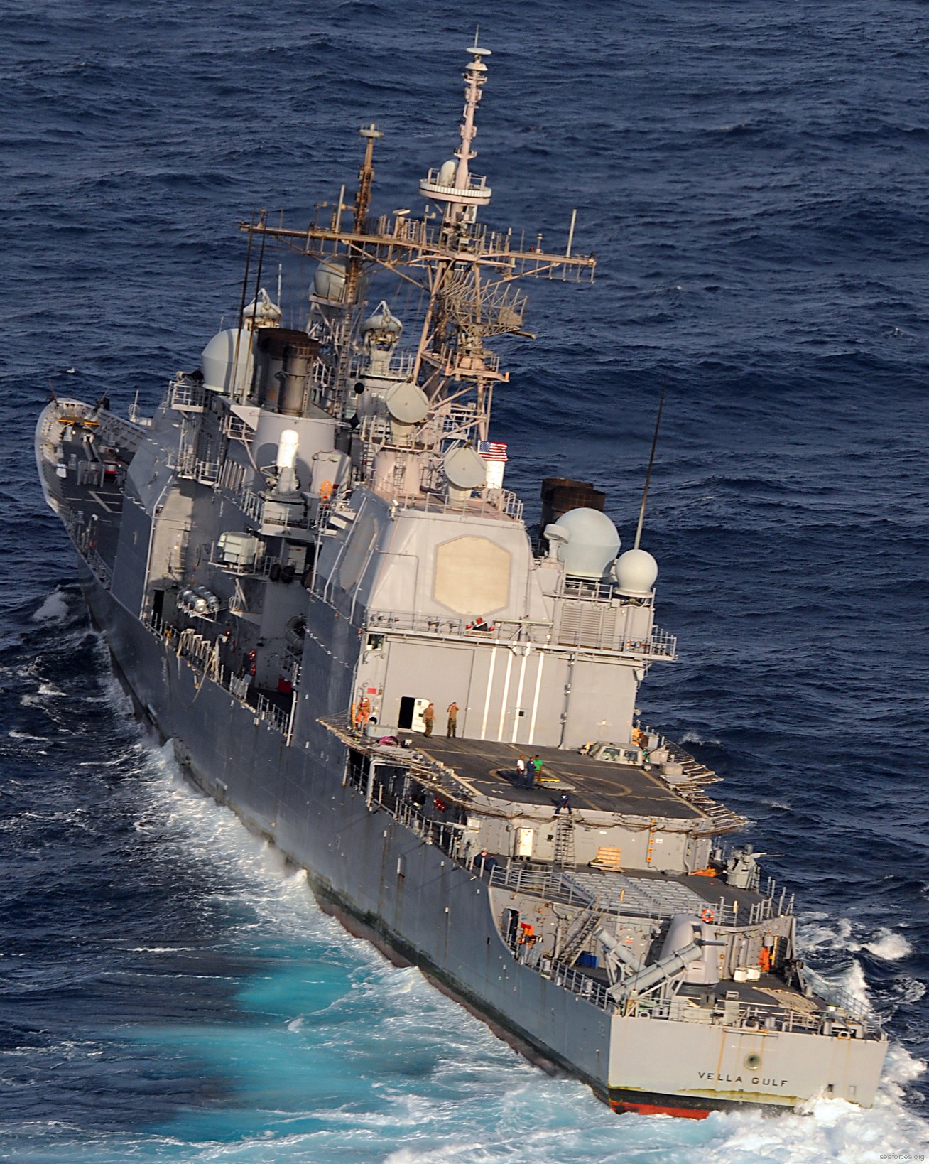 cg-72 uss vella gulf ticonderoga class guided missile cruiser navy 43