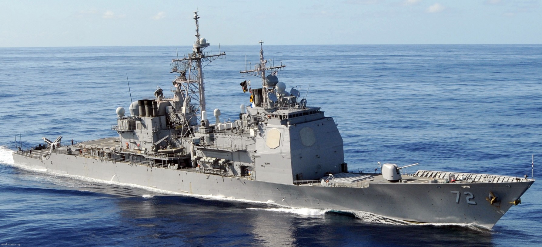 cg-72 uss vella gulf ticonderoga class guided missile cruiser navy 46