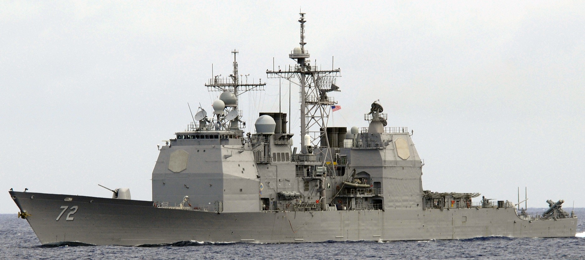 cg-72 uss vella gulf ticonderoga class guided missile cruiser navy 58