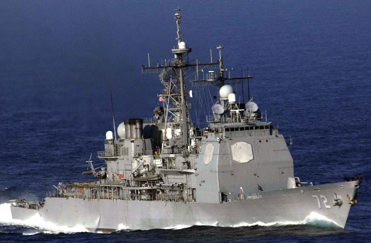 cg-72 uss vella gulf ticonderoga class guided missile cruiser navy 75