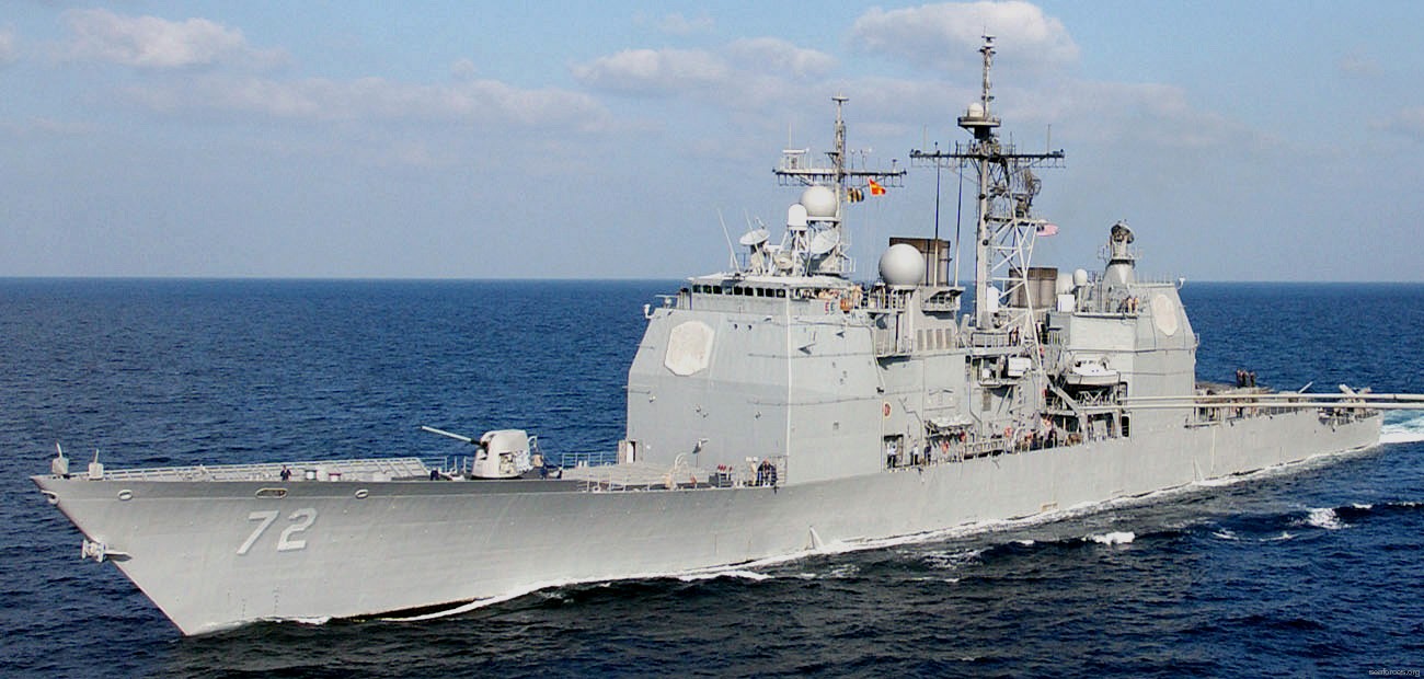 cg-72 uss vella gulf ticonderoga class guided missile cruiser navy 87