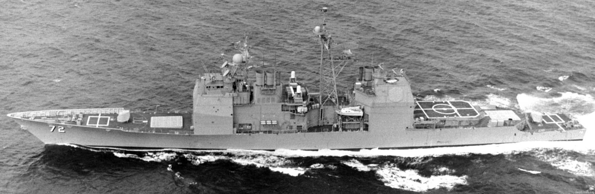 cg-72 uss vella gulf ticonderoga class guided missile cruiser navy 91