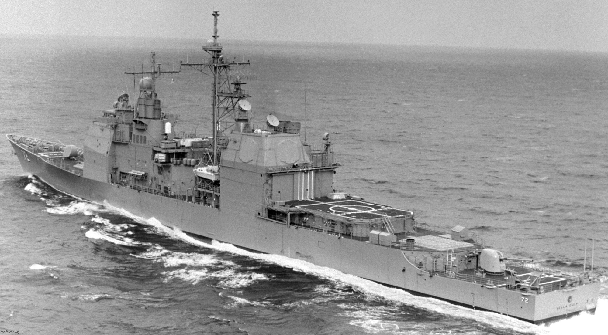 cg-72 uss vella gulf ticonderoga class guided missile cruiser navy 93