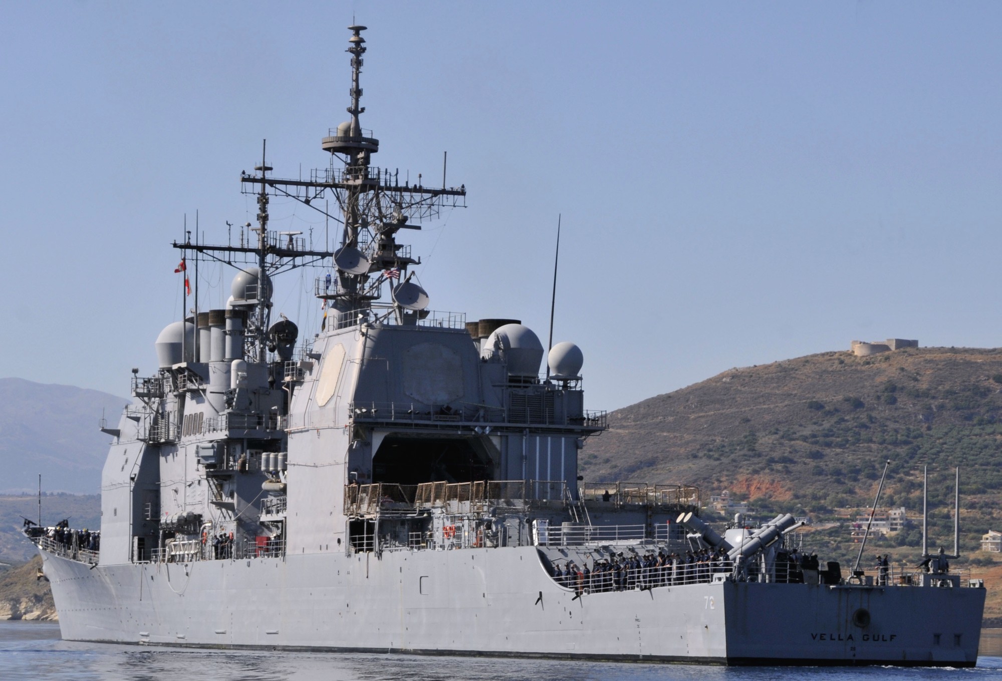 USS Vella Gulf CG-72 Guided Missile Cruiser Ticonderoga