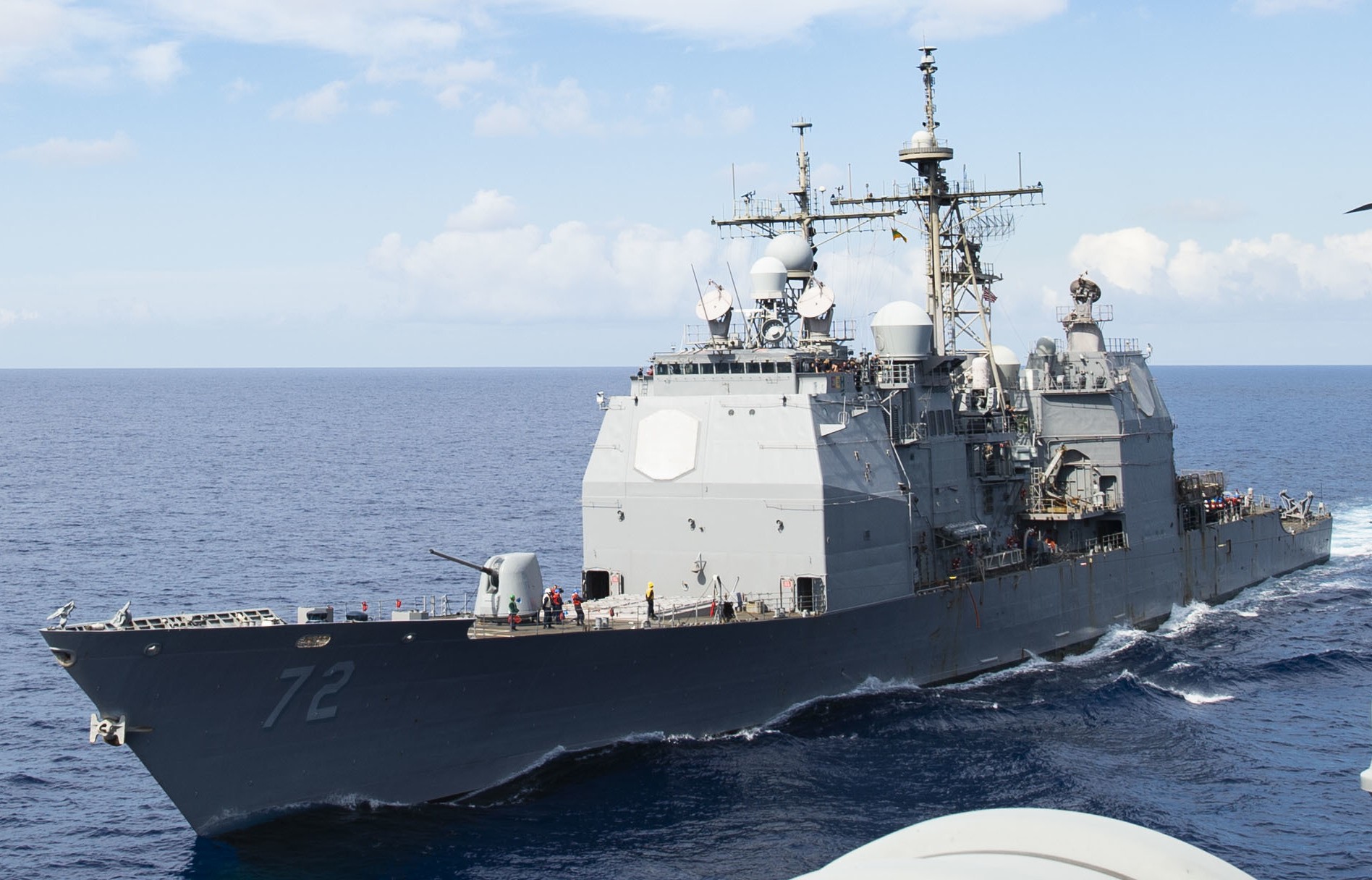 cg-72 uss vella gulf ticonderoga class guided missile cruiser us navy 117